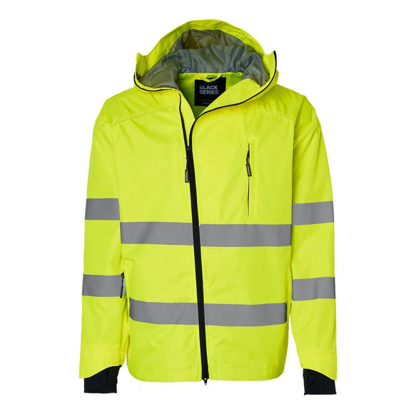 WB102 Kishigo Premium Black Series® Windbreaker Lime/ Black