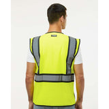 1595-1598 Kishigo Standard Contrast Vest Lime/ Black