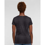 3516 LAT Women's Fine Jersey Tee Black Reptile