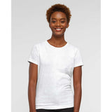 3516 LAT Women's Fine Jersey Tee White Reptile