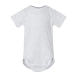 4424 Rabbit Skins Infant Fine Jersey Bodysuit White Reptile