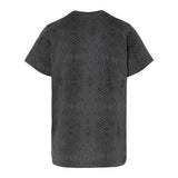 6101 LAT Youth Fine Jersey Tee Black Reptile