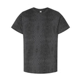 6101 LAT Youth Fine Jersey Tee Black Reptile