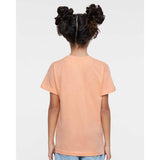 6101 LAT Youth Fine Jersey Tee Peachy