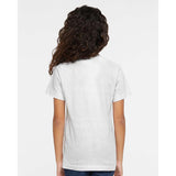 6101 LAT Youth Fine Jersey Tee White Reptile