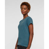 3516 LAT Women's Fine Jersey Tee Bermuda Blackout