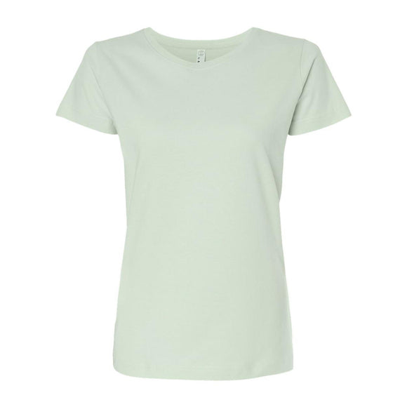 3516 LAT Women's Fine Jersey Tee Honeydew