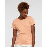 3516 LAT Women's Fine Jersey Tee Peachy