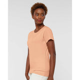 3516 LAT Women's Fine Jersey Tee Peachy