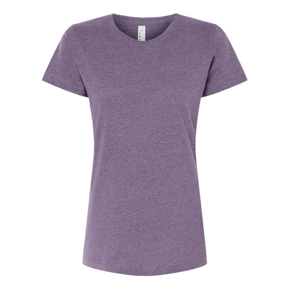 3516 LAT Women's Fine Jersey Tee Wisteria Blackout