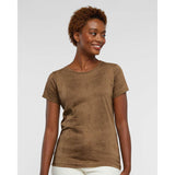 3516 LAT Women's Fine Jersey Tee Brown Reptile