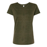 3516 LAT Women's Fine Jersey Tee Green Reptile