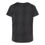 3816 LAT Curvy Collection Women's Fine Jersey Tee Black Reptile