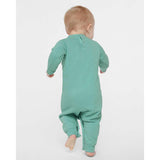 4447 Rabbit Skins Infant Fleece One-Piece Saltwater