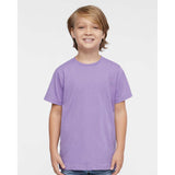 6101 LAT Youth Fine Jersey Tee Lavender