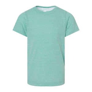 6191 LAT Youth Harborside Mélange T-Shirt Saltwater Melange