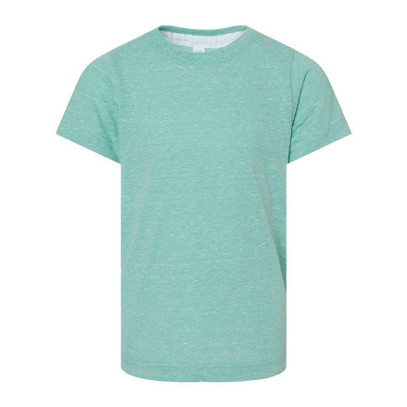 6191 LAT Youth Harborside Mélange T-Shirt Saltwater Melange