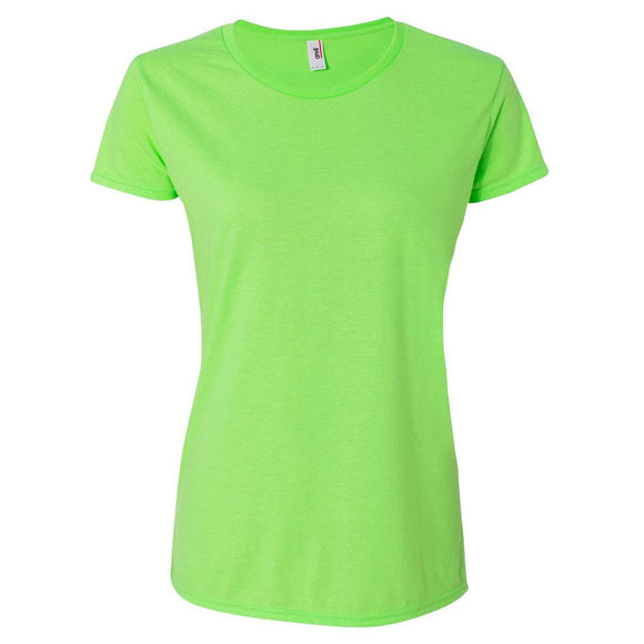 880 Gildan Softstyle® Women’s Lightweight T-Shirt Neon Green