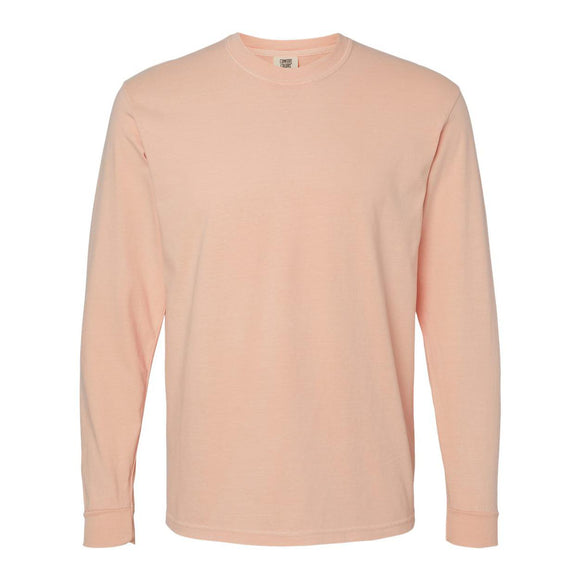 6014 Comfort Colors Garment-Dyed Heavyweight Long Sleeve T-Shirt Peachy