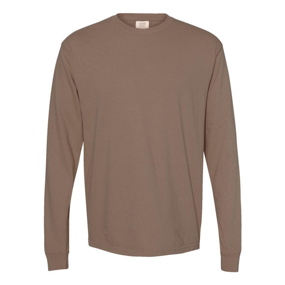 6014 Comfort Colors Garment-Dyed Heavyweight Long Sleeve T-Shirt Espresso