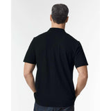 64800 Gildan Softstyle® Adult Pique Polo Black