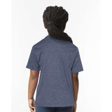 64000B Gildan Softstyle® Youth T-Shirt Heather Navy