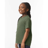 64000B Gildan Softstyle® Youth T-Shirt Military Green