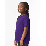 64000B Gildan Softstyle® Youth T-Shirt Purple