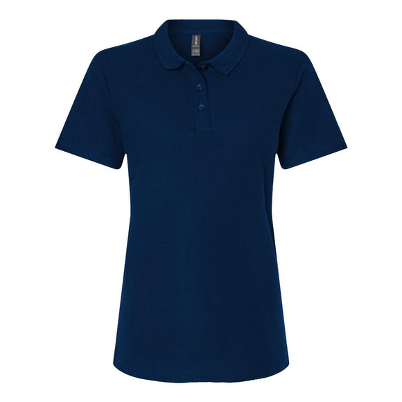 64800L Gildan Softstyle® Women's Pique Polo Navy