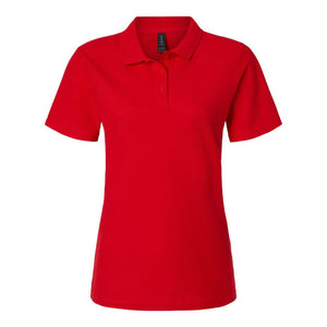 64800L Gildan Softstyle® Women's Pique Polo Red