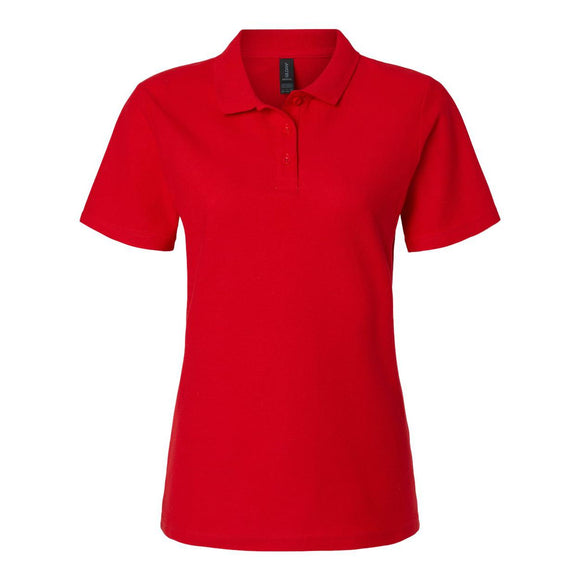 64800L Gildan Softstyle® Women's Pique Polo Red