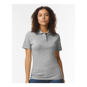 64800L Gildan Softstyle® Women's Pique Polo Sport Grey