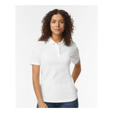 64800L Gildan Softstyle® Women's Pique Polo White