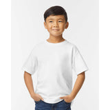 65000B Gildan Softstyle® Youth Midweight T-Shirt White