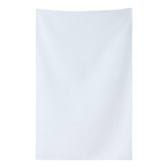 PSB1625WFL Liberty Bags Sublimation Waffle Weave Golf Towel White