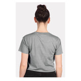 5080 Next Level Women's Festival Crop Top Heather Grey