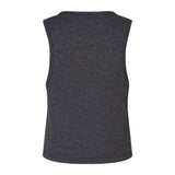 5083 Next Level Women's Festival Crop Tank Charcoal