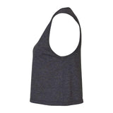 5083 Next Level Women's Festival Crop Tank Charcoal