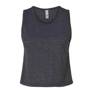 5083 Next Level Women's Festival Crop Tank Charcoal