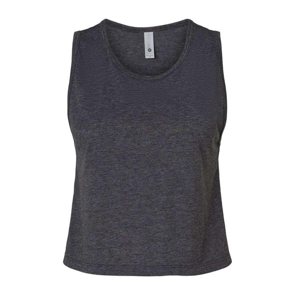 5083 Next Level Women's Festival Crop Tank Charcoal