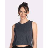 5083 Next Level Women's Festival Crop Tank Charcoal