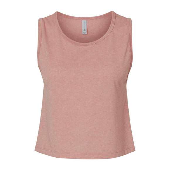 5083 Next Level Women's Festival Crop Tank Desert Pink