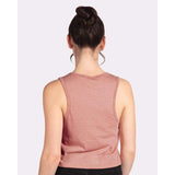 5083 Next Level Women's Festival Crop Tank Desert Pink