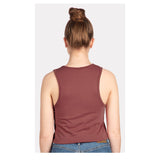 5083 Next Level Women's Festival Crop Tank Smoked Paprika