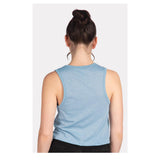 5083 Next Level Women's Festival Crop Tank Stonewash Denim