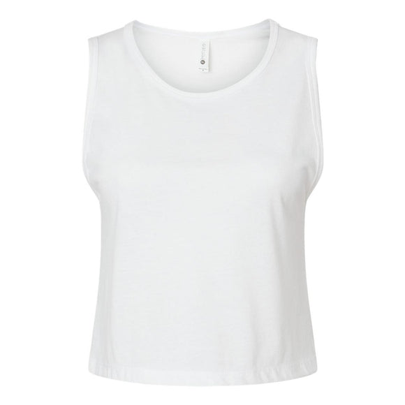 5083 Next Level Women's Festival Crop Tank White