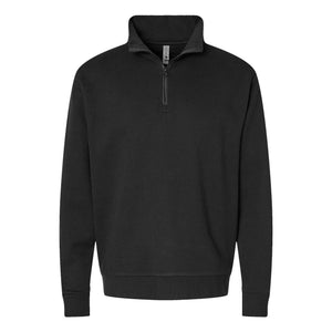 9643 Next Level Unisex Fleece Quarter-Zip Pullover Black