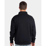 9643 Next Level Unisex Fleece Quarter-Zip Pullover Black