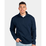 9643 Next Level Unisex Fleece Quarter-Zip Pullover Midnight Navy