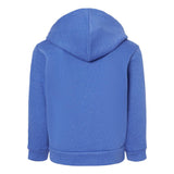 3719T BELLA + CANVAS Toddler Sponge Fleece Pullover Hoodie Heather True Royal